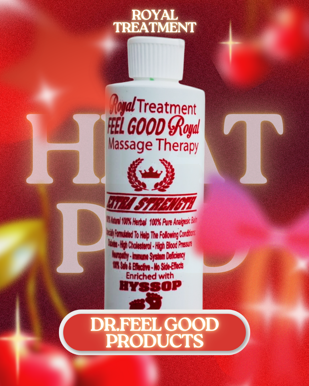 ROYAL TREATMENT: HEAT PAD MASSAGE THERAPY