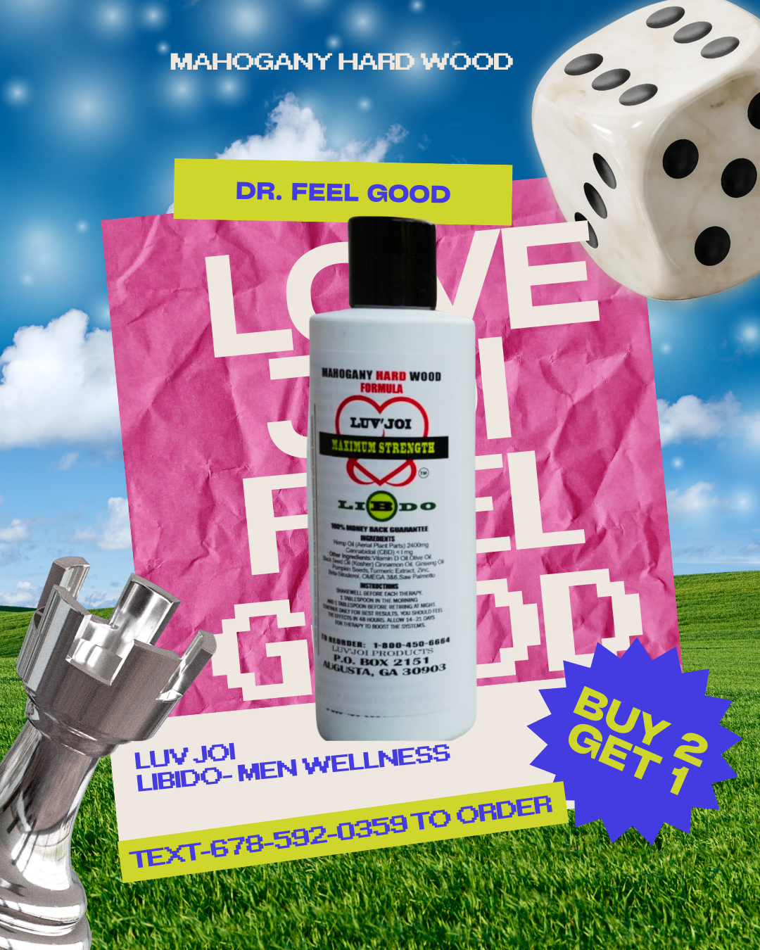 LUV JOI: MAHOGANY HARD WOOD FORMULA